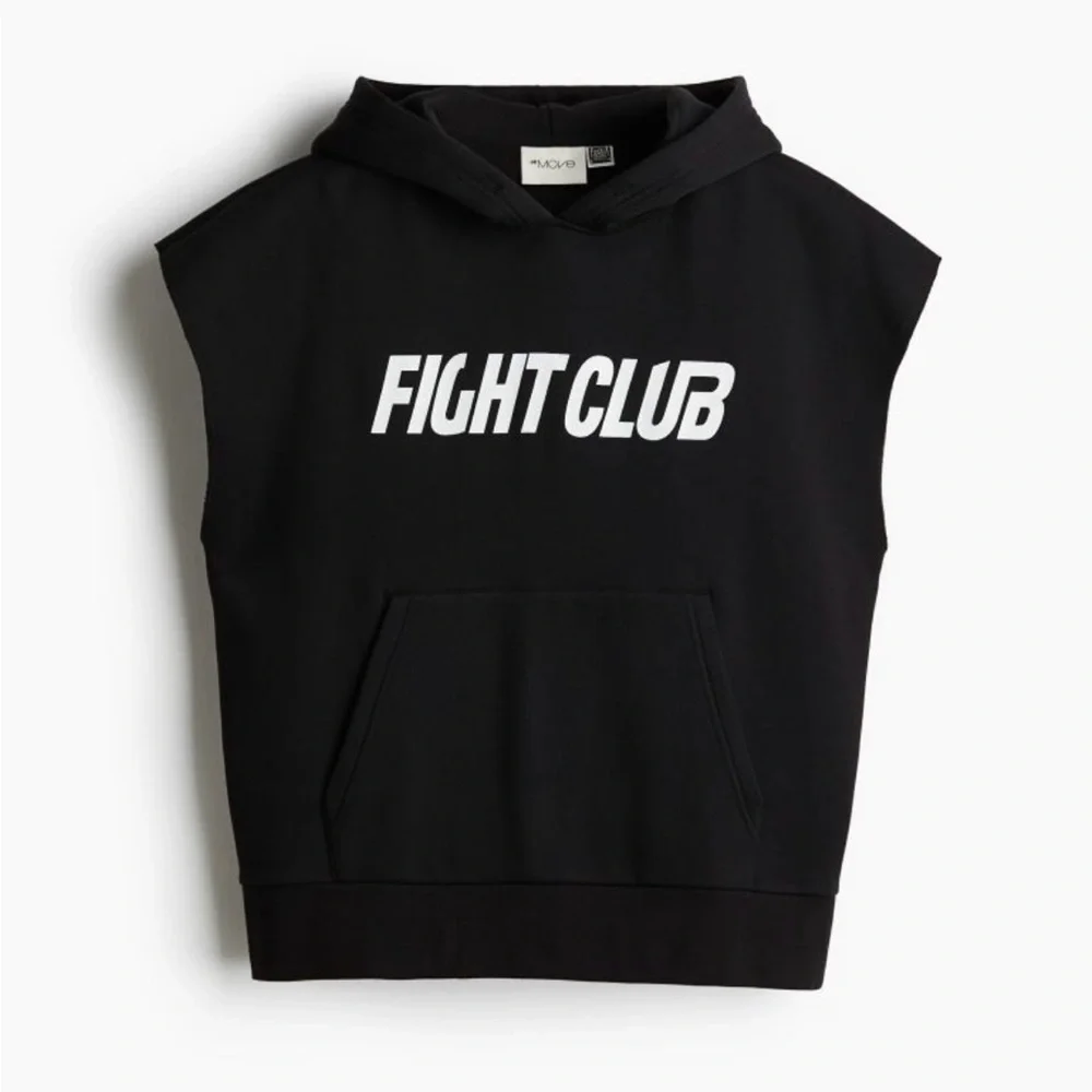 FIGHT CLUB Sleeveless MUSCLE HOODIES Licensed NEW WITH TAG, S, M, XL NWT - Picture 11 of 13